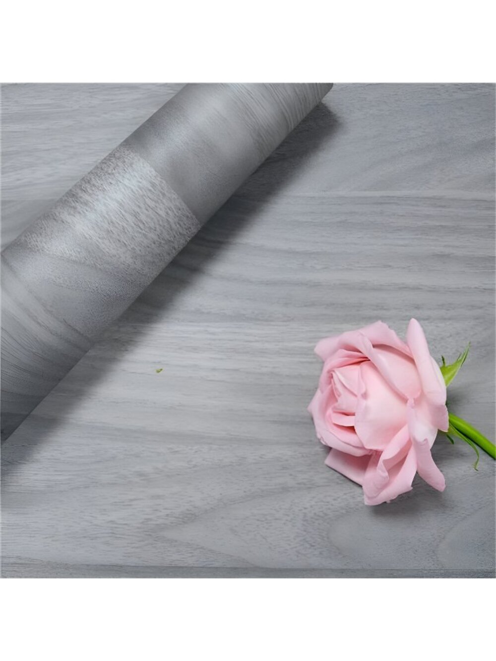 Wood Contact Paper Grey Wallpaper Wood Peel & Stick Wallpaper 15.7"x78"
